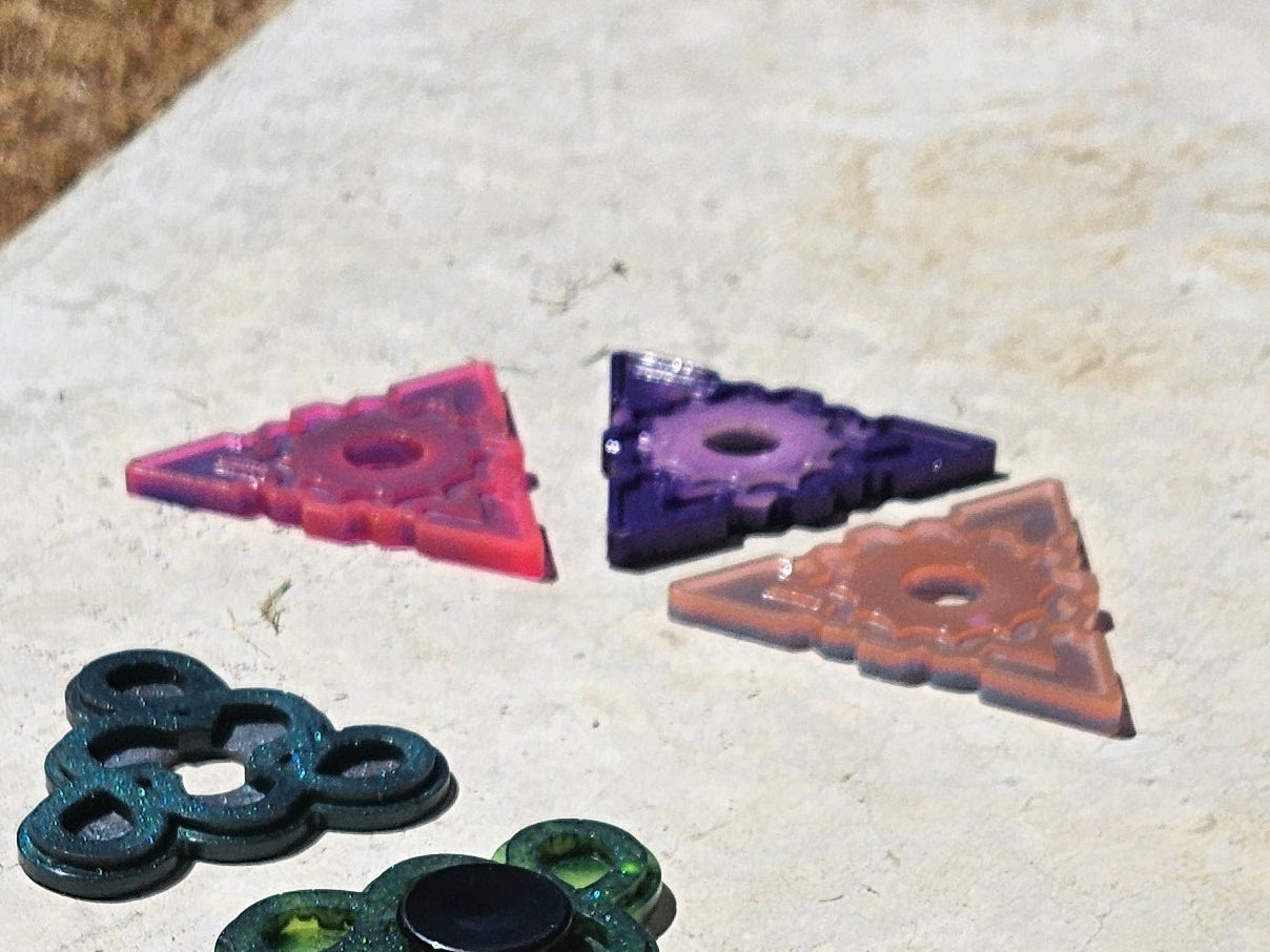 Tri-Spike 🔺️ Gear ⚙️ Fidget Spinner
