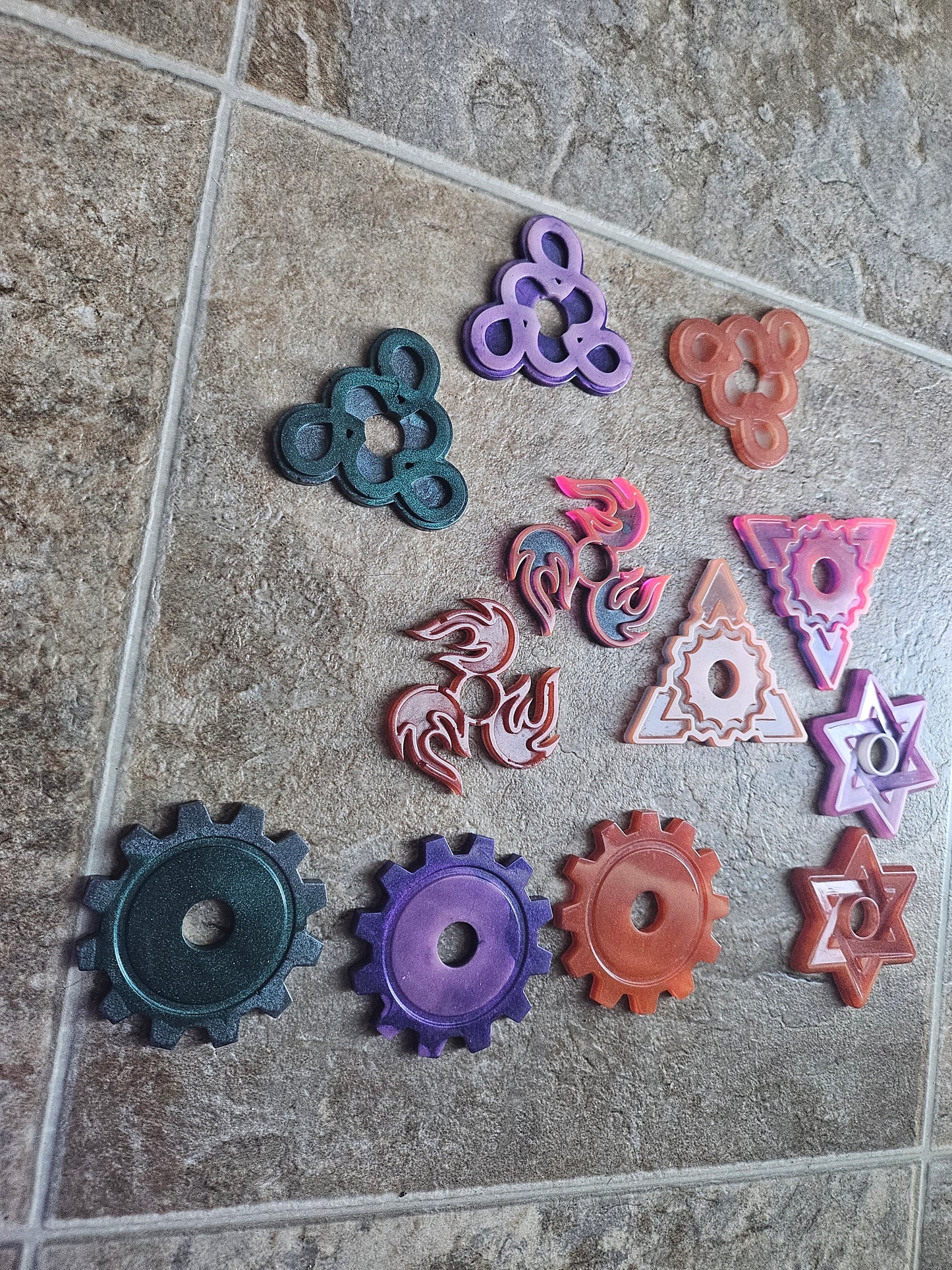 Tri-Spike 🔺️ Gear ⚙️ Fidget Spinner